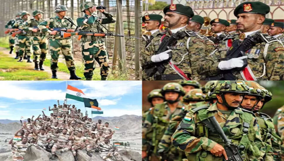 BSF, CRPF, ITBP और भारतीय सेना के बीच अंतर: एक विस्तृत विश्लेषण