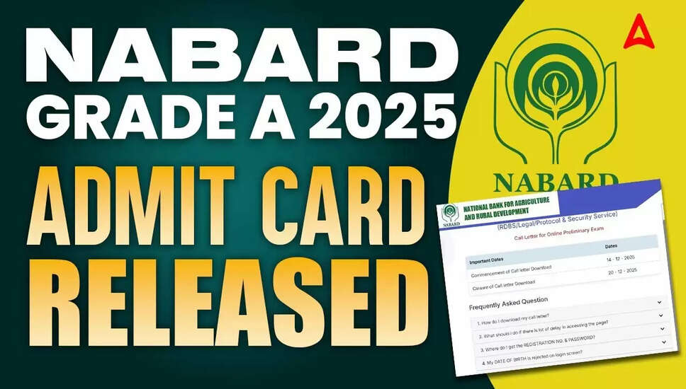 NABARD Assistant Manager Grade-A Phase-2 Admit Card 2026 Released