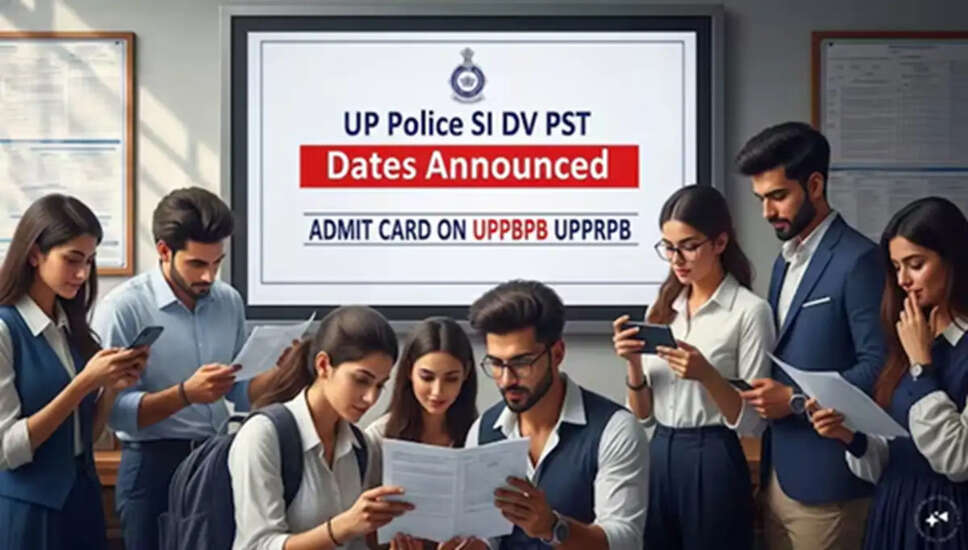 UP पुलिस SI भर्ती: दस्तावेज़ सत्यापन और शारीरिक मानक परीक्षण की तिथियाँ घोषित