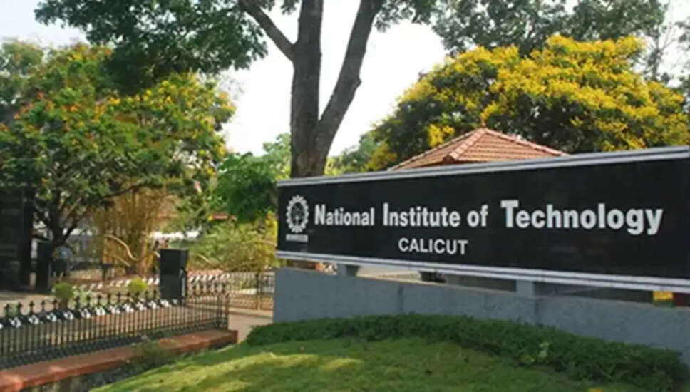 NIT Calicut में ग्रेजुएट और डिप्लोमा अपरेंटिस के लिए भर्ती