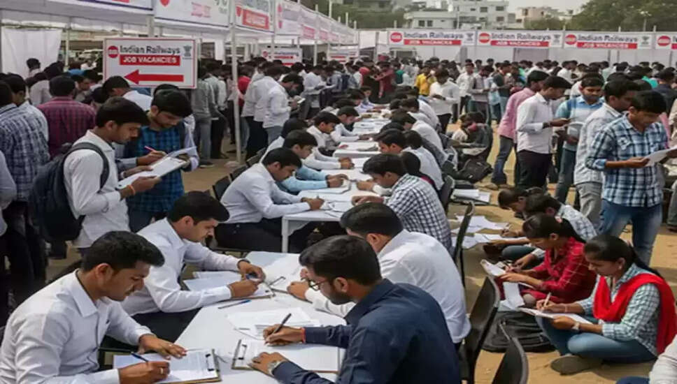 भारतीय रेलवे में 120,579 नई नौकरियों की भर्ती की योजना