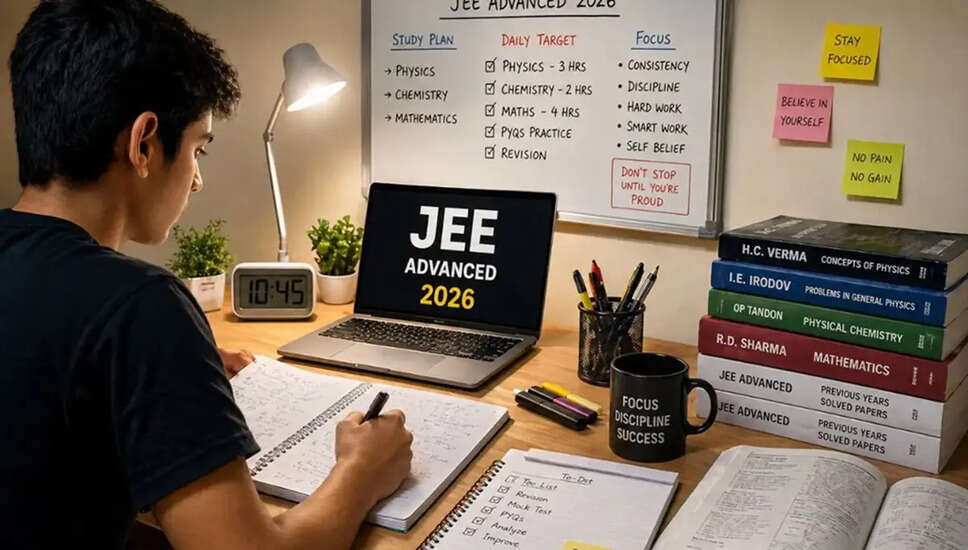 JEE Advanced 2026: महत्वपूर्ण टिप्स और तैयारी की रणनीतियाँ