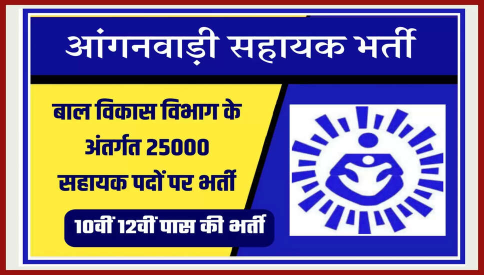 अंगनवाड़ी पर्यवेक्षक भर्ती 2025: आवेदन प्रक्रिया और महत्वपूर्ण जानकारी