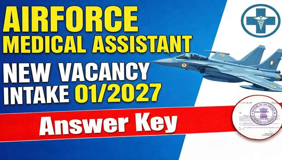भारतीय वायु सेना ग्रुप Y मेडिकल सहायक एयरमेन भर्ती 01/2027 उत्तर कुंजी जारी