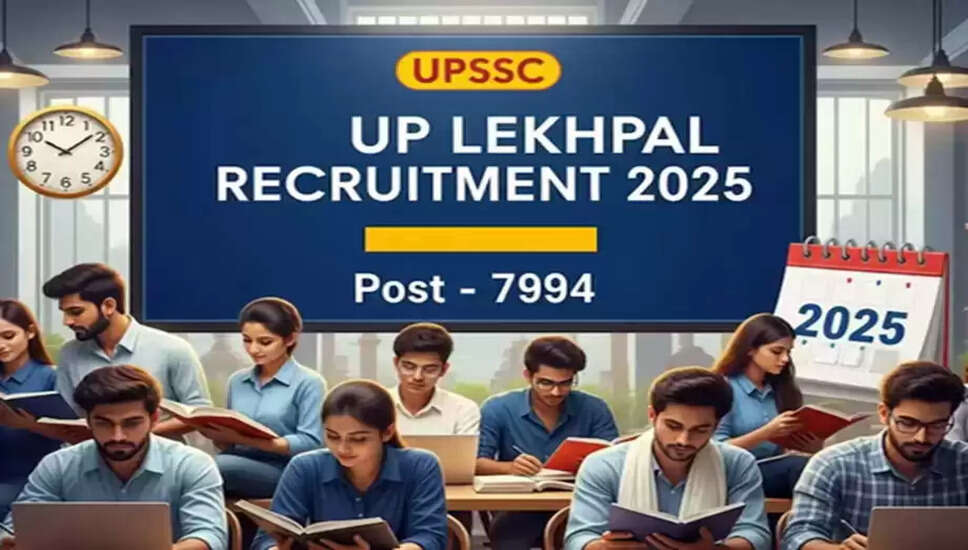 UP Lekhpal Recruitment 2025: 7,994 Vacancies Announced by UPSSSC