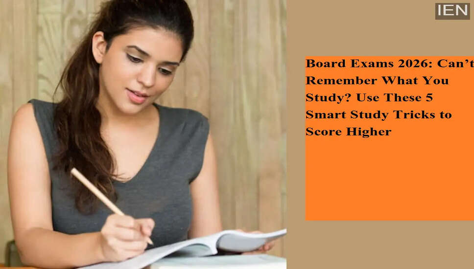 Board Exams 2026: Smart Study Techniques for Success