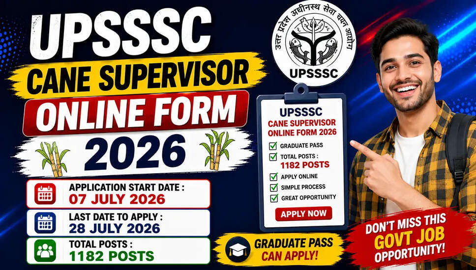 UPSSSC के लिए 2026 में कैन सुपरवाइजर भर्ती की घोषणा