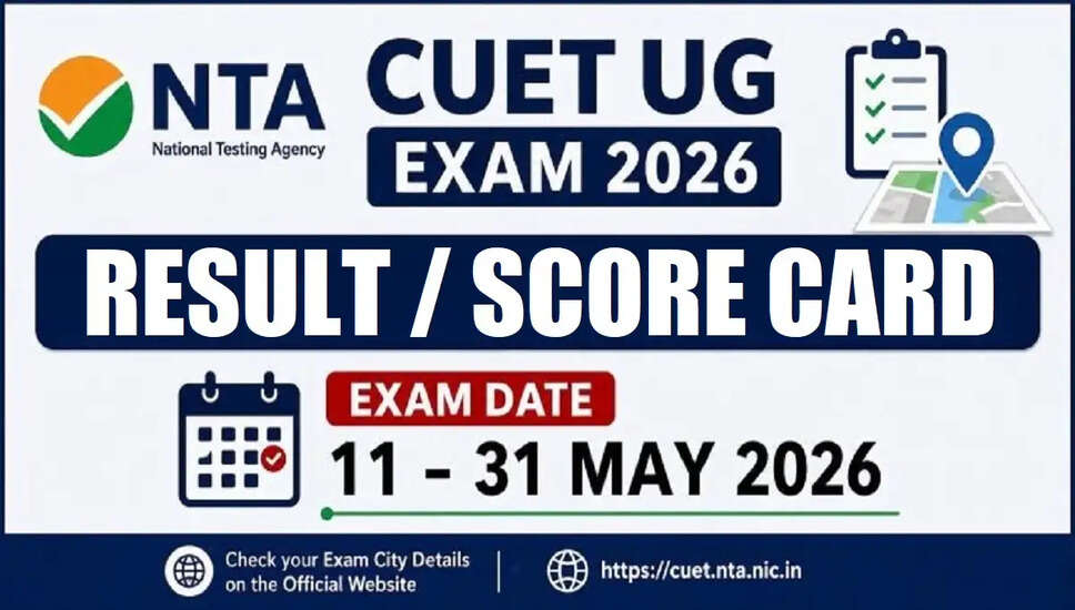 NTA CUET UG 2026: परिणाम और स्कोर कार्ड जारी
