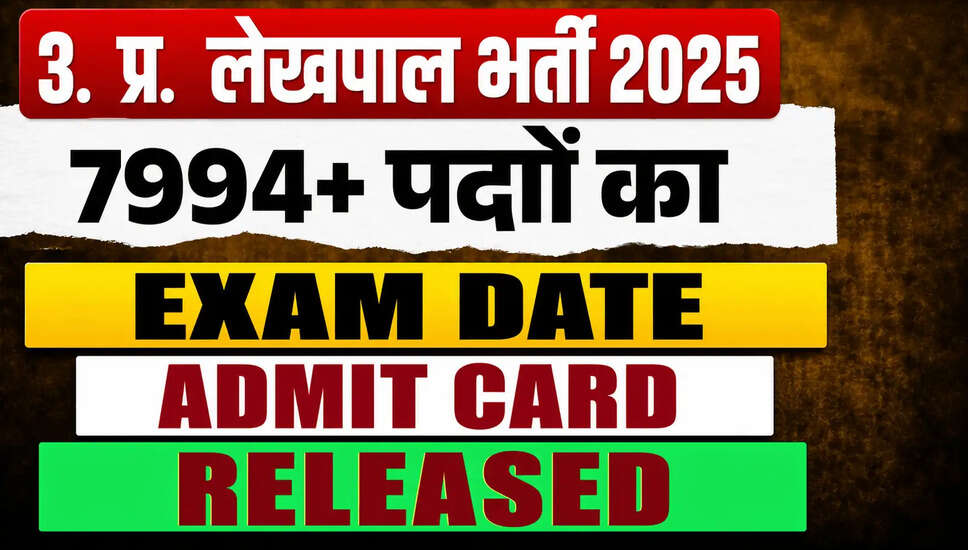 UPSSSC Lekhpal परीक्षा तिथि 2026 की घोषणा | आवेदन शुल्क विवरण