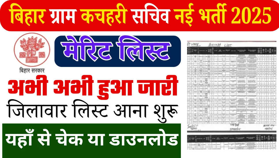 बिहार न्याय मित्र अंतिम मेरिट सूची 2025 जारी