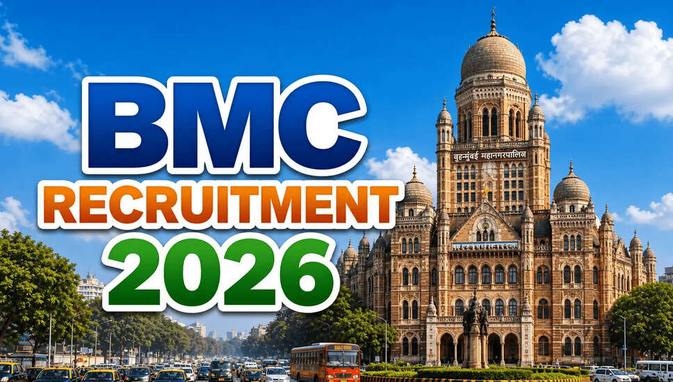 BMC भर्ती 2026: फायरमैन, क्लर्क और अन्य पदों के लिए ऑनलाइन आवेदन