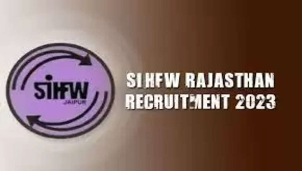 SIHFW राजस्थान भर्ती 2023: नर्सिंग अधिकारी और फार्मासिस्ट रिक्ति के लिए ऑनलाइन आवेदन करें स्टेट इंस्टीट्यूट ऑफ हेल्थ एंड फैमिली वेलफेयर (SIHFW), राजस्थान ने नर्सिंग ऑफिसर और फार्मासिस्ट के रिक्त पदों की भर्ती के लिए एक अधिसूचना जारी की है। नर्सिंग ऑफिसर और फार्मासिस्ट के पदों के लिए कुल 9879 रिक्तियां उपलब्ध हैं। इच्छुक उम्मीदवार जिन्होंने सभी पात्रता मानदंडों को पूरा किया है, वे 5 मई 2023 से 4 जून 2023 तक ऑनलाइन आवेदन कर सकते हैं। इस ब्लॉग पोस्ट में, हम SIHFW राजस्थान भर्ती 2023 के लिए रिक्ति विवरण, पात्रता मानदंड और आवेदन प्रक्रिया पर चर्चा करेंगे। महत्वपूर्ण तिथियाँ SIHFW राजस्थान भर्ती 2023 की महत्वपूर्ण तिथियां इस प्रकार हैं: ऑनलाइन आवेदन करने की प्रारंभिक तिथि और शुल्क का भुगतान: 05-05-2023 ऑनलाइन आवेदन और भुगतान शुल्क की अंतिम तिथि: 04-06-2023 रिक्ति विवरण SIHFW राजस्थान भर्ती 2023 के लिए रिक्ति विवरण इस प्रकार हैं: क्र सं	पोस्ट नाम	कुल रिक्ति 1.	| नर्सिंग ऑफिसर | 7020 2.	| फार्मासिस्ट | 2859 पात्रता मापदंड SIHFW राजस्थान भर्ती 2023 के लिए पात्रता मानदंड इस प्रकार हैं: शैक्षणिक योग्यता: नर्सिंग अधिकारी के लिए: उम्मीदवारों ने बी.एससी पूरा किया होगा। किसी मान्यता प्राप्त संस्थान से नर्सिंग या जीएनएम। फार्मासिस्ट के लिए: उम्मीदवारों ने किसी मान्यता प्राप्त संस्थान से फार्मेसी या बी.फार्मा में डिप्लोमा पूरा किया हो। आयु सीमा: SIHFW राजस्थान भर्ती 2023 के लिए आयु सीमा इस प्रकार है: न्यूनतम आयु: 18 वर्ष अधिकतम आयु: 35 वर्ष आयु में छूट सरकारी मानदंडों के अनुसार लागू है। आवेदन शुल्क SIHFW राजस्थान भर्ती 2023 के लिए आवेदन शुल्क इस प्रकार है: सामान्य / ओबीसी / ईडब्ल्यूएस: रुपये। 500/- एससी / एसटी / पीडब्ल्यूडी: रुपये। 250/- आवेदन शुल्क का भुगतान नेट बैंकिंग, क्रेडिट कार्ड या डेबिट कार्ड का उपयोग करके ऑनलाइन मोड के माध्यम से किया जा सकता है। आवेदन कैसे करें जो उम्मीदवार SIHFW राजस्थान भर्ती 2023 के लिए इच्छुक और पात्र हैं, वे आधिकारिक वेबसाइट के माध्यम से 5 मई 2023 से 4 जून 2023 तक ऑनलाइन आवेदन कर सकते हैं। आवेदन करने के चरण इस प्रकार हैं: 1.	SIHFW राजस्थान की आधिकारिक वेबसाइट पर जाएं। 2.	"ऑनलाइन आवेदन करें" लिंक पर क्लिक करें। 3.	आवश्यक विवरण के साथ आवेदन पत्र भरें। 4.	आवश्यक दस्तावेज अपलोड करें। 5.	ऑनलाइन मोड के माध्यम से आवेदन शुल्क का भुगतान करें। 6.	सबमिट बटन पर क्लिक करें। 7.	भविष्य के संदर्भ के लिए आवेदन पत्र का प्रिंटआउट ले लें। महत्वपूर्ण लिंक SIHFW राजस्थान भर्ती 2023 के लिए महत्वपूर्ण लिंक इस प्रकार हैं: ऑनलाइन आवेदन: 05-05-2023 को उपलब्ध अधिसूचना लिंक 1: https://sihfwrajasthan.com/Advertisement%20NO%20-%2001-2023.pdf अधिसूचना लिंक 2: https://sihfwrajasthan.com/Advertisement%20NO%20-%2002-2023.pdf आधिकारिक वेबसाइट: https://sihfwrajasthan.com/  SIHFW Rajasthan Recruitment 2023: Apply Online for Nursing Officer & Pharmacist Vacancy State Institute of Health and Family Welfare (SIHFW), Rajasthan has released a notification for the recruitment of Nursing Officer & Pharmacist vacancy. A total of 9879 vacancies are available for the posts of Nursing Officer and Pharmacist. Interested candidates who have completed all the eligibility criteria can apply online from 5th May 2023 to 4th June 2023. In this blog post, we will discuss the vacancy details, eligibility criteria, and the application process for SIHFW Rajasthan Recruitment 2023. Important Dates The important dates for SIHFW Rajasthan Recruitment 2023 are as follows: Starting Date to Apply Online & Payment of Fee: 05-05-2023 Last Date to Apply Online & Payment Fee: 04-06-2023 Vacancy Details The vacancy details for SIHFW Rajasthan Recruitment 2023 are as follows: Sl No	Post Name	Total Vacancy 1.	| Nursing Officer | 7020 2.	| Pharmacist | 2859 Eligibility Criteria The eligibility criteria for SIHFW Rajasthan Recruitment 2023 are as follows: Educational Qualification: For Nursing Officer: Candidates must have completed B.Sc. Nursing or GNM from a recognized institute. For Pharmacist: Candidates must have completed Diploma in Pharmacy or B.Pharma from a recognized institute. Age Limit: The age limit for SIHFW Rajasthan Recruitment 2023 is as follows: Minimum Age: 18 Years Maximum Age: 35 Years Age relaxation is applicable as per government norms. Application Fee The application fee for SIHFW Rajasthan Recruitment 2023 is as follows: General/OBC/EWS: Rs. 500/- SC/ST/PWD: Rs. 250/- The application fee can be paid through online mode using net banking, credit card, or debit card. How to Apply Candidates who are interested and eligible for SIHFW Rajasthan Recruitment 2023 can apply online through the official website from 5th May 2023 to 4th June 2023. The steps to apply are as follows: 1.	Visit the official website of SIHFW Rajasthan. 2.	Click on the link "Apply Online". 3.	Fill in the application form with the required details. 4.	Upload the necessary documents. 5.	Pay the application fee through online mode. 6.	Click on the submit button. 7.	Take a printout of the application form for future reference. Important Links The important links for SIHFW Rajasthan Recruitment 2023 are as follows: Apply Online: Available on 05-05-2023 Notification Link 1: https://sihfwrajasthan.com/Advertisement%20NO%20-%2001-2023.pdf Notification Link 2: https://sihfwrajasthan.com/Advertisement%20NO%20-%2002-2023.pdf Official Website: https://sihfwrajasthan.com/