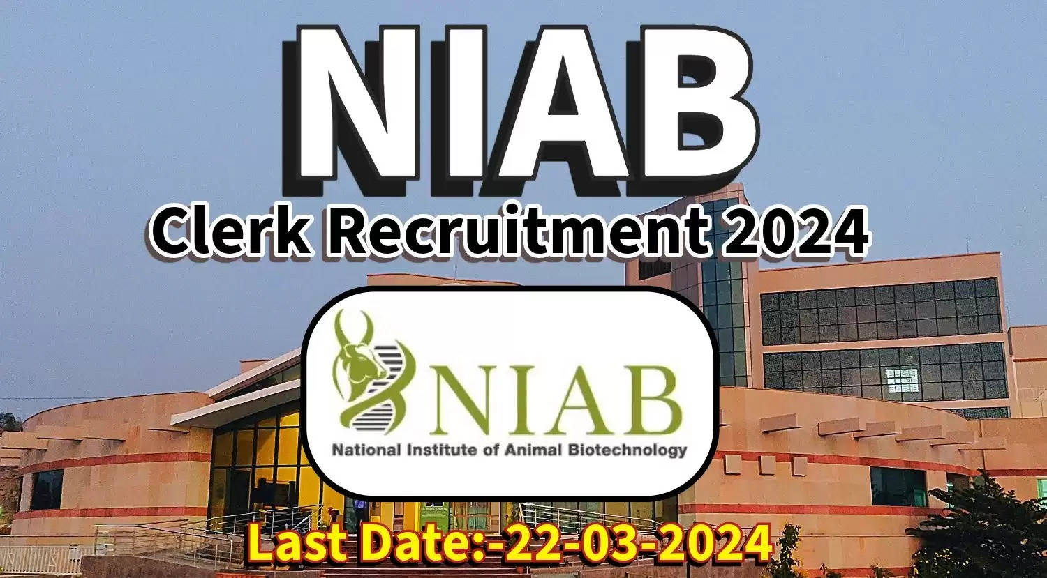 NIAB क्लर्क भर्ती 2024 की अधिसूचना जारी, पात्रता मानदंड और आवेदन प्रक्रिया की जाँच करें