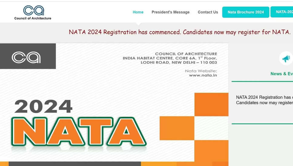 NATA 2024 परीक्षा कल से शुरू होने जा रही है; परीक्षा समय, दिशा-निर्देश जानें