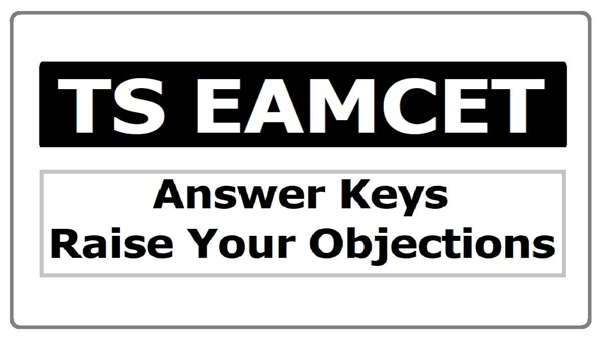 TS EAMCET 2024 Answer Key Released:  Download Pharmacy & Agriculture Keys and Response Sheets Now