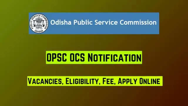 OPSC OMFS परीक्षा 2024: ओडिशा नगर वित्त सेवाओं के लिए ऑनलाइन आवेदन करें
