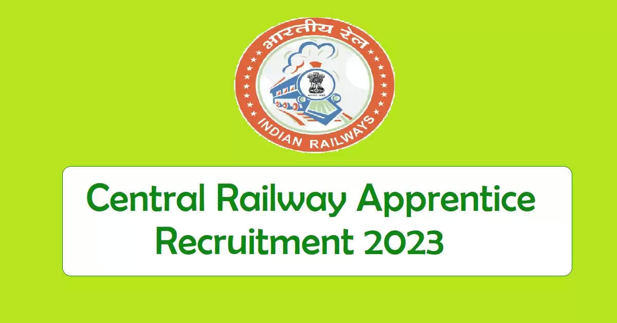 रेलवे भर्ती सेल (RRC), मध्य रेलवे अपरेंटिस भर्ती 2023: 2409 पदों के लिए ऑनलाइन आवेदन करें