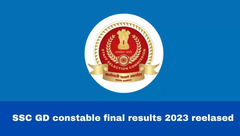 SSC GD कांस्टेबल 2023 का अंतिम परिणाम जारी, मणिपुर के उम्मीदवारों के लिए ssc.gov.in पर देखें