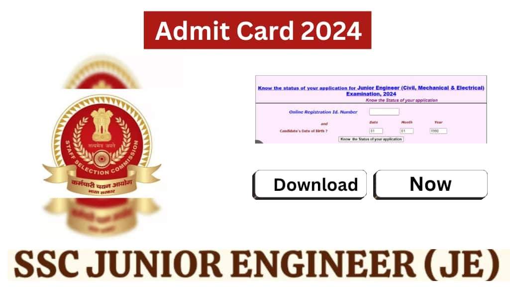 SSC JE Admit Card 2024 (Soon) - Steps to Download Region-wise Paper 1 Hall Ticket