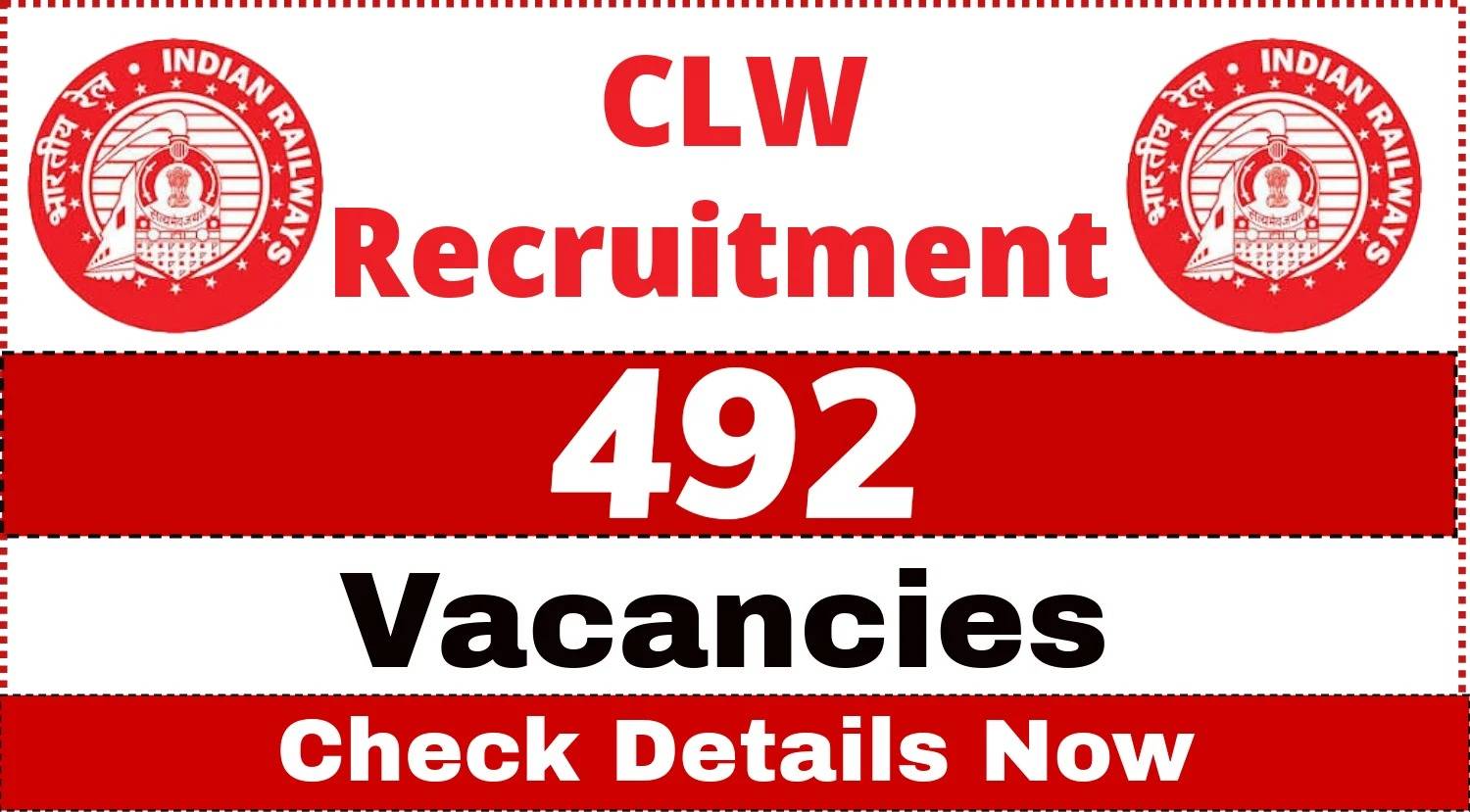 CLW Act Apprentice Recruitment 2024: Last Date Extended for 492 Posts