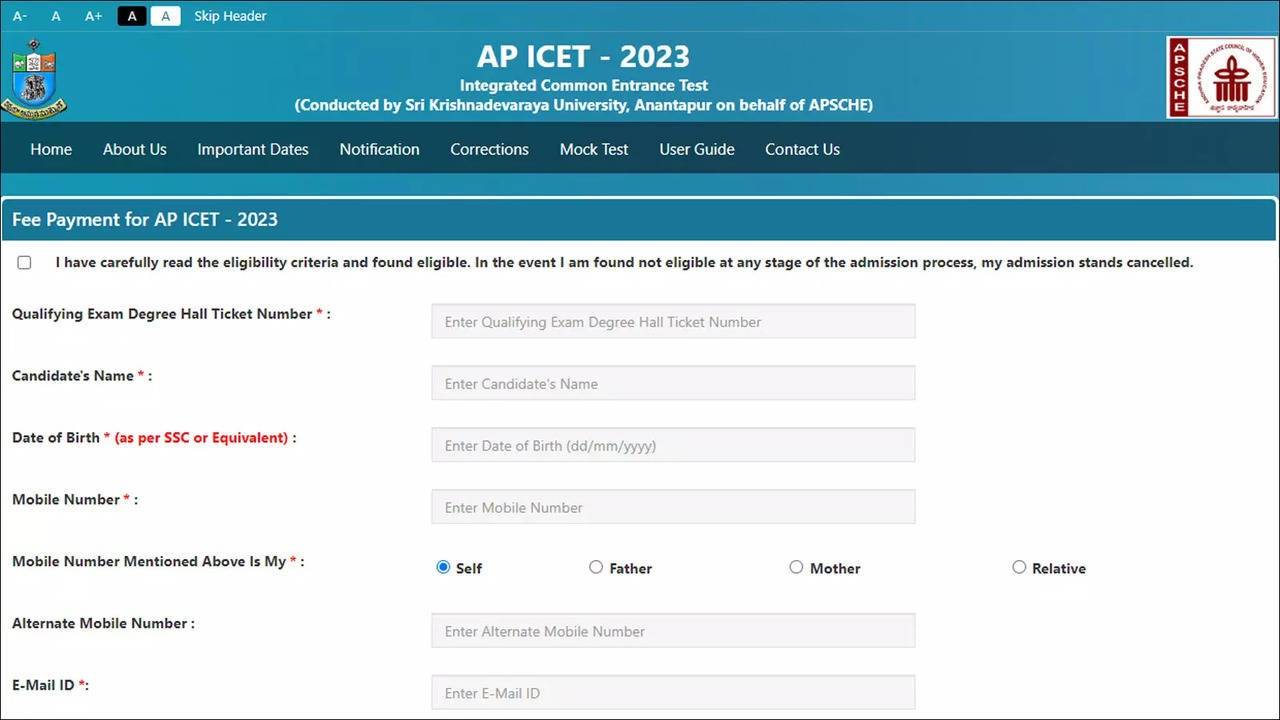 AP ICET 2024 Registration Deadline Without Late Fee Ends Today: Apply at cets.apsche.ap.gov.in