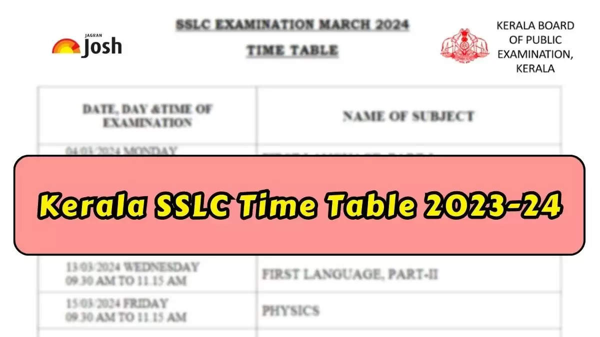 केरला SSLC परीक्षा 2024 आज से शुरू हो रही है: छात्रों के लिए महत्वपूर्ण निर्देश