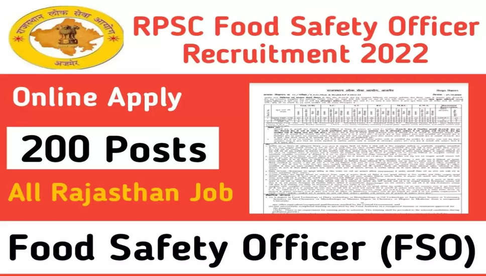RPSC खाद्य सुरक्षा अधिकारी भर्ती 2022: साक्षात्कार कॉल पत्र डाउनलोड करने के लिए जारी