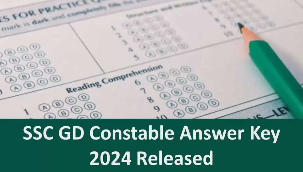 SSC कांस्टेबल जीडी परीक्षा 2024 - अनुमानित उत्तर कुंजी जारी, अब चेक करें