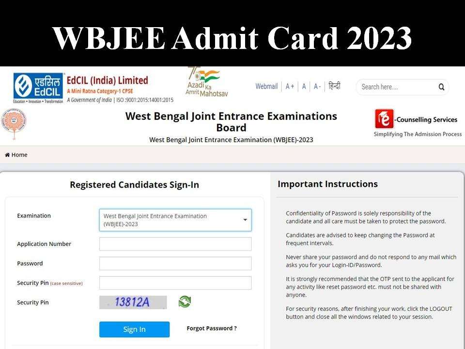 WBJEE 2024 Admit Card Release Today: Here's How to Download