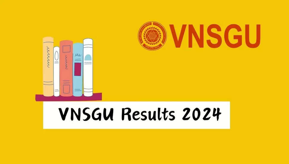 वीर नर्मद साउथ गुजरात विश्वविद्यालय (VNSGU) ने 2024 का परिणाम जारी किया: यहां अपनी मार्कशीट डाउनलोड करें
