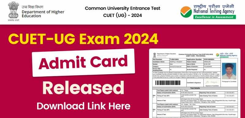 CUET Undergraduate 2024: Delhi Candidates' Updated Admit Cards Now Available for Download; Step-by-Step Guide