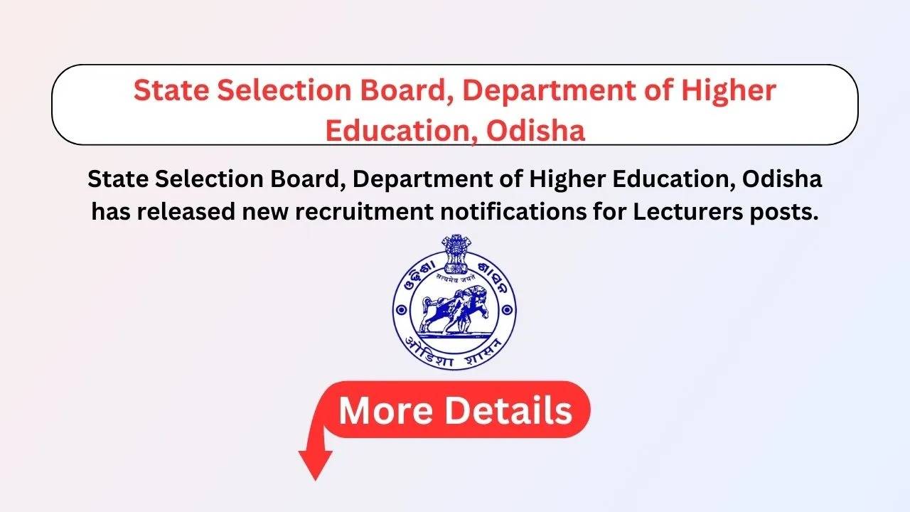 SSB Odisha Lecturer Recruitment 2023: 1065 शिक्षण पदों के लिए अब आवेदन करें!