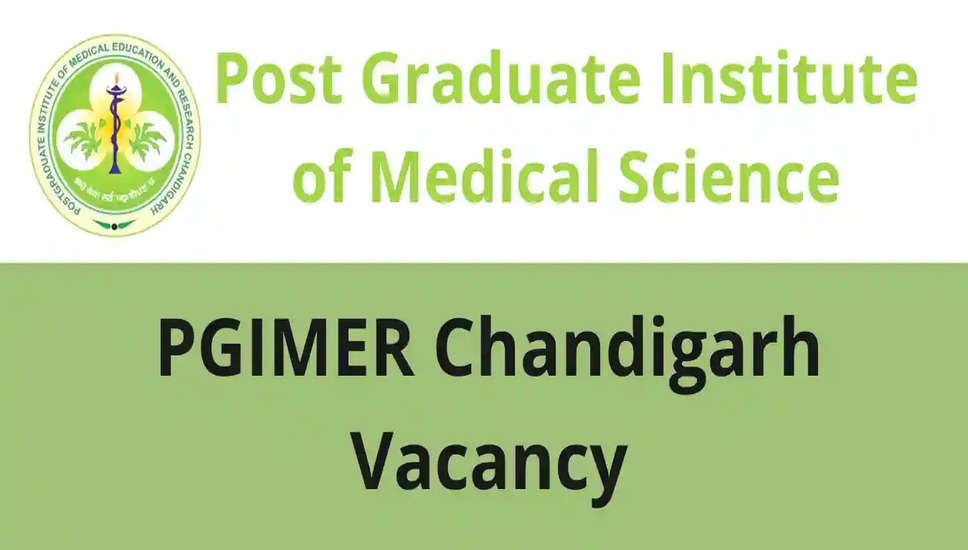 PGIMER Recruitment 2023: पोस्टग्रेजुएट इंस्टीट्यूट ऑफ मेडिकल एजुकेशन एंड रिसर्च चंडीगढ़ (PGIMER) में नौकरी (Sarkari Naukri) पाने का एक शानदार अवसर निकला है। PGIMER ने वरिष्ठ रेजिडेंट पदों (PGIMER Recruitment 2023) को भरने के लिए आवेदन मांगे हैं। इच्छुक एवं योग्य उम्मीदवार जो इन रिक्त पदों (PGIMER Recruitment 2023) के लिए आवेदन करना चाहते हैं, वे PGIMERकी आधिकारिक वेबसाइटpgimer.edu.inपर जाकर अप्लाई कर सकते हैं। इन पदों (PGIMER Recruitment 2023) के लिए अप्लाई करने की अंतिम तिथि 25 जनवरी 2023 है।   इसके अलावा उम्मीदवार सीधे इस आधिकारिक लिंकpgimer.edu.in पर क्लिक करके भी इन पदों (PGIMER Recruitment 2023) के लिए अप्लाई कर सकते हैं।   अगर आपको इस भर्ती से जुड़ी और डिटेल जानकारी चाहिए, तो आप इस लिंक PGIMER Recruitment 2023 Notification PDF के जरिए आधिकारिक नोटिफिकेशन (PGIMER Recruitment 2023) को देख और डाउनलोड कर सकते हैं। इस भर्ती (PGIMER Recruitment 2023) प्रक्रिया के तहत कुल 2 पद को भरा जाएगा।   PGIMER Recruitment 2023 के लिए महत्वपूर्ण तिथियां ऑनलाइन आवेदन शुरू होने की तारीख – ऑनलाइन आवेदन करने की आखरी तारीख- 25 जनवरी 2023 PGIMER Recruitment 2023 पद भर्ती स्थान चंडीगढ़ PGIMER Recruitment 2023 के लिए पदों का  विवरण पदों की कुल संख्या -वरिष्ठ रेजिडेंट– 2 पद PGIMER Recruitment 2023 के लिए योग्यता (Eligibility Criteria) वरिष्ठ रेजिडेंट - मान्यता प्राप्त संस्थान से एम.बी.बी.एस, एम.डी और पोस्टग्रेजुएट  डिग्री  पास हो और अनुभव हो PGIMER Recruitment 2023 के लिए उम्र सीमा (Age Limit) उम्मीदवारों की आयु विभाग के नियमानुसार वर्ष मान्य होगी. PGIMER Recruitment 2023 के लिए वेतन (Salary) वरिष्ठ रेजिडेंट– विभाग के नियमानुसार PGIMER Recruitment 2023 के लिए चयन प्रक्रिया (Selection Process) लिखित परीक्षा के आधार पर किया जाएगा। PGIMER Recruitment 2023 के लिए आवेदन कैसे करें इच्छुक और योग्य उम्मीदवार PGIMERकी आधिकारिक वेबसाइट (pgimer.edu.in) के माध्यम से 25 जनवरी 2023 तक आवेदन कर सकते हैं। इस सबंध में विस्तृत जानकारी के लिए आप ऊपर दिए गए आधिकारिक अधिसूचना को देखें। यदि आप सरकारी नौकरी पाना चाहते है, तो अंतिम तिथि निकलने से पहले इस भर्ती के लिए अप्लाई करें और अपना सरकारी नौकरी पाने का सपना पूरा करें। इस तरह की और लेटेस्ट सरकारी नौकरियों की जानकारी के लिए आप naukrinama.com पर जा सकते है। PGIMER Recruitment 2023: A great opportunity has emerged to get a job (Sarkari Naukri) in Postgraduate Institute of Medical Education and Research Chandigarh (PGIMER). PGIMER has sought applications to fill the posts of Senior Resident (PGIMER Recruitment 2023). Interested and eligible candidates who want to apply for these vacant posts (PGIMER Recruitment 2023), can apply by visiting the official website of PGIMER, pgimer.edu.in. The last date to apply for these posts (PGIMER Recruitment 2023) is 25 January 2023. Apart from this, candidates can also apply for these posts (PGIMER Recruitment 2023) by directly clicking on this official link pgimer.edu.in. If you want more detailed information related to this recruitment, then you can see and download the official notification (PGIMER Recruitment 2023) through this link PGIMER Recruitment 2023 Notification PDF. A total of 2 posts will be filled under this recruitment (PGIMER Recruitment 2023) process. Important Dates for PGIMER Recruitment 2023 Online Application Starting Date – Last date for online application - 25 January 2023 PGIMER Recruitment 2023 Posts Recruitment Location Chandigarh Details of posts for PGIMER Recruitment 2023 Total No. of Posts- वरिष्ठ रेजिडेंट – 2 Posts Eligibility Criteria for PGIMER Recruitment 2023 वरिष्ठ रेजिडेंट - MBBS, MD and Post Graduate degree from recognized institute with experience Age Limit for PGIMER Recruitment 2023 The age of the candidates will be valid  as per norms. Salary for PGIMER Recruitment 2023 वरिष्ठ रेजिडेंट – As per the rules of the department Selection Process for PGIMER Recruitment 2023 Will be done on the basis of written test. How to apply for PGIMER Recruitment 2023 Interested and eligible candidates can apply through the official website of PGIMER (pgimer.edu.in) by 25 January 2023. For detailed information in this regard, refer to the official notification given above. If you want to get a government job, then apply for this recruitment before the last date and fulfill your dream of getting a government job. You can visit naukrinama.com for more such latest government jobs information.