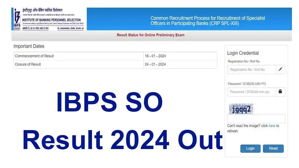 IBPS SO Mains स्कोरकार्ड 2024 ibps.in पर रिलीज, डाउनलोड करने का तरीका