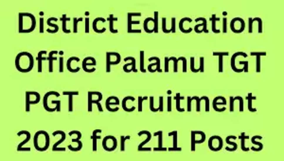 DISTRICT EDUCATION OFFICE, PALAMU Recruitment 2023: DISTRICT EDUCATION OFFICE, PALAMU  (DISTRICT EDUCATION OFFICE, PALAMU) में नौकरी (Sarkari Naukri) पाने का एक शानदार अवसर निकला है। DISTRICT EDUCATION OFFICE, PALAMU ने पोस्ट ग्रेजुएट और ट्रेंड ग्रेजुएट टीचर  के पदों (DISTRICT EDUCATION OFFICE, PALAMU Recruitment 2023) को भरने के लिए आवेदन मांगे हैं। इच्छुक एवं योग्य उम्मीदवार जो इन रिक्त पदों (DISTRICT EDUCATION OFFICE, PALAMU Recruitment 2023) के लिए आवेदन करना चाहते हैं, वे DISTRICT EDUCATION OFFICE, PALAMU की आधिकारिक वेबसाइट District Education Office, Palamu.com पर जाकर अप्लाई कर सकते हैं। इन पदों (DISTRICT EDUCATION OFFICE, PALAMU Recruitment 2023) के लिए अप्लाई करने की अंतिम तिथि 5 मार्च 2023 है।   इसके अलावा उम्मीदवार सीधे इस आधिकारिक लिंक District Education Office, Palamu.com पर क्लिक करके भी इन पदों (DISTRICT EDUCATION OFFICE, PALAMU Recruitment 2023) के लिए अप्लाई कर सकते हैं।   अगर आपको इस भर्ती से जुड़ी और डिटेल जानकारी चाहिए, तो आप इस लिंक DISTRICT EDUCATION OFFICE, PALAMU Recruitment 2023 Notification PDF के जरिए आधिकारिक नोटिफिकेशन (DISTRICT EDUCATION OFFICE, PALAMU Recruitment 2023) को देख और डाउनलोड कर सकते हैं। इस भर्ती (DISTRICT EDUCATION OFFICE, PALAMU Recruitment 2023) प्रक्रिया के तहत कुल 211 पद को भरा जाएगा।   DISTRICT EDUCATION OFFICE, PALAMU Recruitment 2023 के लिए महत्वपूर्ण तिथियां ऑनलाइन आवेदन शुरू होने की तारीख – ऑनलाइन आवेदन करने की आखरी तारीख- 5 मार्च 2023 DISTRICT EDUCATION OFFICE, PALAMU Recruitment 2023 के लिए पदों का  विवरण पदों की कुल संख्या- पोस्ट ग्रेजुएट और ट्रेंड ग्रेजुएट टीचर  : 211 पद DISTRICT EDUCATION OFFICE, PALAMU Recruitment 2023 के लिए योग्यता (Eligibility Criteria) पोस्ट ग्रेजुएट और ट्रेंड ग्रेजुएट टीचर  :मान्यता प्राप्त संस्थान से संबंधित विषय में स्नातकोत्तर डिग्री   पास हो और अनुभव हो DISTRICT EDUCATION OFFICE, PALAMU Recruitment 2023 के लिए उम्र सीमा (Age Limit) पोस्ट ग्रेजुएट और ट्रेंड ग्रेजुएट टीचर   - उम्मीदवारों की आयु सीमा 55 वर्ष मान्य होगी. DISTRICT EDUCATION OFFICE, PALAMU Recruitment 2023 के लिए वेतन (Salary) पोस्ट ग्रेजुएट और ट्रेंड ग्रेजुएट टीचर  : नियमानुसार DISTRICT EDUCATION OFFICE, PALAMU Recruitment 2023 के लिए चयन प्रक्रिया (Selection Process) पोस्ट ग्रेजुएट और ट्रेंड ग्रेजुएट टीचर  : साक्षात्कार के आधार पर किया जाएगा। DISTRICT EDUCATION OFFICE, PALAMU Recruitment 2023 के लिए आवेदन कैसे करें इच्छुक और योग्य उम्मीदवार DISTRICT EDUCATION OFFICE, PALAMU की आधिकारिक वेबसाइट (District Education Office, Palamu.com) के माध्यम से 5 मार्च 2023 तक आवेदन कर सकते हैं। इस सबंध में विस्तृत जानकारी के लिए आप ऊपर दिए गए आधिकारिक अधिसूचना को देखें। यदि आप सरकारी नौकरी पाना चाहते है, तो अंतिम तिथि निकलने से पहले इस भर्ती के लिए अप्लाई करें और अपना सरकारी नौकरी पाने का सपना पूरा करें। इस तरह की और लेटेस्ट सरकारी नौकरियों की जानकारी के लिए आप naukrinama.com पर जा सकते है।  DISTRICT EDUCATION OFFICE, PALAMU Recruitment 2023: A great opportunity has emerged to get a job (Sarkari Naukri) in DISTRICT EDUCATION OFFICE, PALAMU (DISTRICT EDUCATION OFFICE, PALAMU). DISTRICT EDUCATION OFFICE, PALAMU has sought applications to fill the posts of Post Graduate and Trained Graduate Teacher (DISTRICT EDUCATION OFFICE, PALAMU Recruitment 2023). Interested and eligible candidates who want to apply for these vacant posts (DISTRICT EDUCATION OFFICE, PALAMU Recruitment 2023), they can apply by visiting the official website of DISTRICT EDUCATION OFFICE, PALAMU, District Education Office, Palamu.com. The last date to apply for these posts (DISTRICT EDUCATION OFFICE, PALAMU Recruitment 2023) is 5 March 2023. Apart from this, candidates can also apply for these posts (DISTRICT EDUCATION OFFICE, PALAMU Recruitment 2023) directly by clicking on this official link District Education Office, Palamu.com. If you want more detailed information related to this recruitment, then you can see and download the official notification (DISTRICT EDUCATION OFFICE, PALAMU Recruitment 2023) through this link DISTRICT EDUCATION OFFICE, PALAMU Recruitment 2023 Notification PDF. A total of 211 posts will be filled under this recruitment (DISTRICT EDUCATION OFFICE, PALAMU Recruitment 2023) process. Important Dates for DISTRICT EDUCATION OFFICE, PALAMU Recruitment 2023 Online Application Starting Date – Last date for online application - 5 March 2023 DISTRICT EDUCATION OFFICE, PALAMU Recruitment 2023 Vacancy Details Total No. of Posts- Post Graduate and Trained Graduate Teacher: 211 Posts Eligibility Criteria for DISTRICT EDUCATION OFFICE, PALAMU Recruitment 2023 Post Graduate and Trained Graduate Teacher: Post Graduate degree in relevant subject from a recognized institute and experience Age Limit for DISTRICT EDUCATION OFFICE, PALAMU Recruitment 2023 Post Graduate and Trained Graduate Teacher - The age limit of the candidates will be 55 years. Salary for DISTRICT EDUCATION OFFICE, PALAMU Recruitment 2023 Post Graduate and Trained Graduate Teacher: As per rules Selection Process for DISTRICT EDUCATION OFFICE, PALAMU Recruitment 2023 Post Graduate and Trained Graduate Teacher: Will be done on the basis of interview. How to Apply for DISTRICT EDUCATION OFFICE, PALAMU Recruitment 2023 Interested and eligible candidates can apply through the official website of DISTRICT EDUCATION OFFICE, PALAMU (District Education Office, Palamu.com) latest by 5 March 2023. For detailed information in this regard, refer to the official notification given above. If you want to get a government job, then apply for this recruitment before the last date and fulfill your dream of getting a government job. You can visit naukrinama.com for more such latest government jobs information.