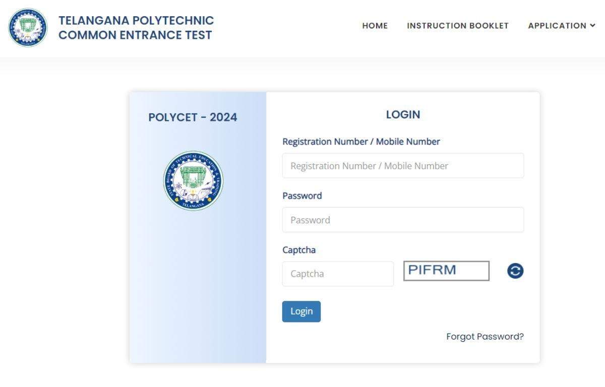 TS POLYCET 2024 Hall Ticket Download Link to be Activated Soon at polycet.sbtet.telangana.gov.in
