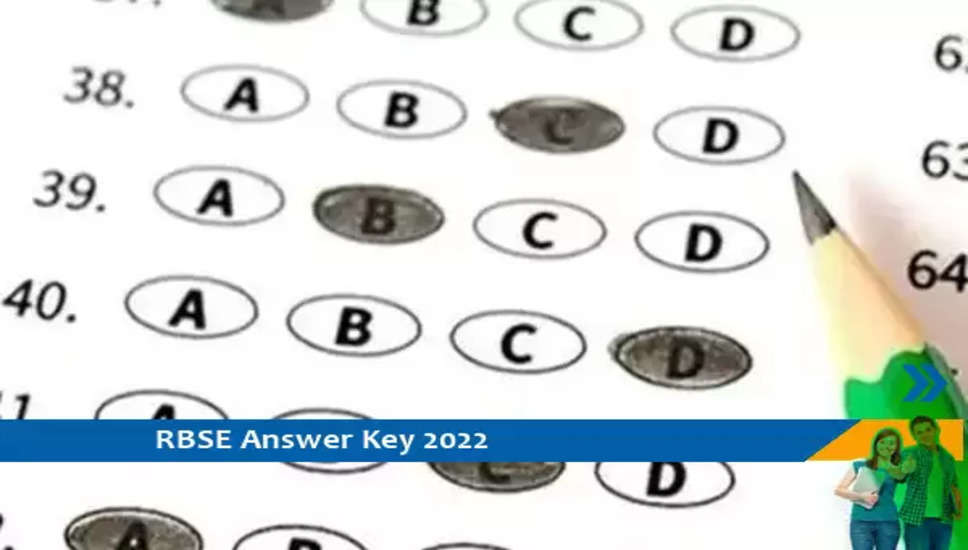REET परीक्षा 2022 की उत्तरकुंजी जारी