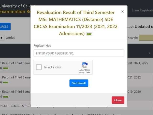 Calicut University Revaluation Results 2023 Out Now: Check Your Scores at uoc.ac.in