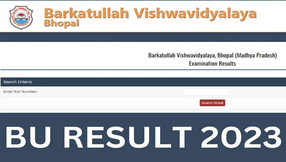 BU Result 2023 घोषित: अपना स्कोर जांचें और bubhopal.ac.in पर मार्क शीट डाउनलोड करें