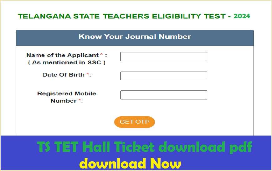 Telangana TET 2024 Admit Card Download: Steps to Get TSTET Hall Ticket PDF Tomorrow