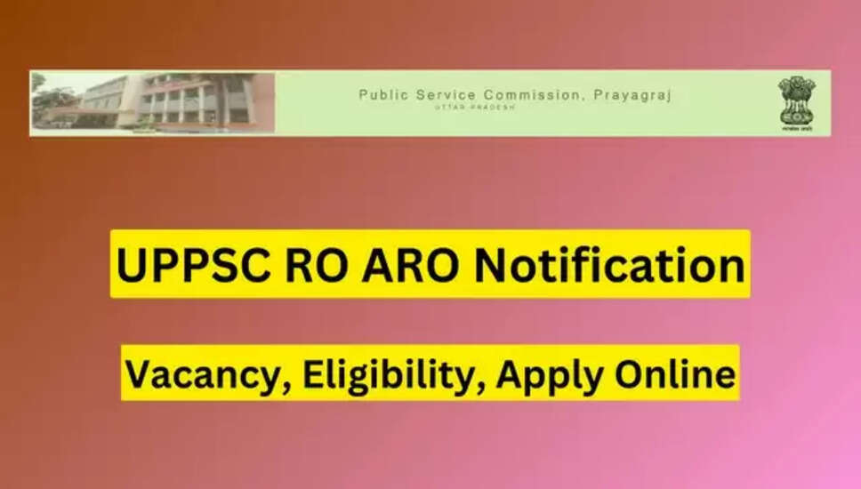 UPPSC Review Officer RO ARO Online Form 2023 for 411 Post show me 10 titles of other website which have posted LAtest similar content or title in english and also mention the website name infront of titles 
