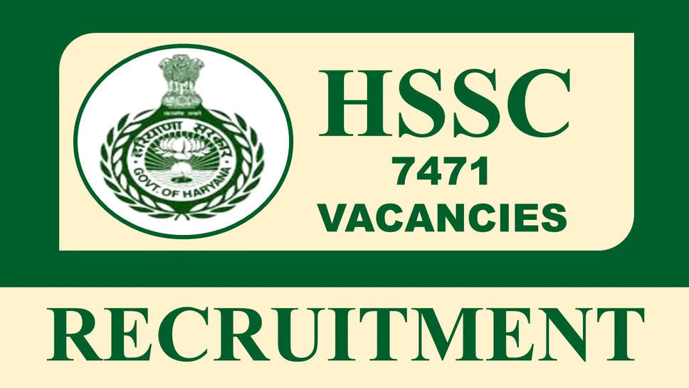 HSSC Recruitment 2023: हरियाणा कर्मचारी चयन आयोग (HSSC) में नौकरी (Sarkari Naukri) पाने का एक शानदार अवसर निकला है। HSSC ने ट्रेंड ग्रेजुएट टीचर के पदों (HSSC Recruitment 2023) को भरने के लिए आवेदन मांगे हैं। इच्छुक एवं योग्य उम्मीदवार जो इन रिक्त पदों (HSSC Recruitment 2023) के लिए आवेदन करना चाहते हैं, वे HSSC की आधिकारिक वेबसाइट hssc.gov.inपर जाकर अप्लाई कर सकते हैं। इन पदों (HSSC Recruitment 2023) के लिए अप्लाई करने की अंतिम तिथि  15 मार्च 2023 है।   इसके अलावा उम्मीदवार सीधे इस आधिकारिक लिंक hssc.gov.in पर क्लिक करके भी इन पदों (HSSC Recruitment 2023) के लिए अप्लाई कर सकते हैं।   अगर आपको इस भर्ती से जुड़ी और डिटेल जानकारी चाहिए, तो आप इस लिंक HSSC Recruitment 2023 Notification PDF के जरिए आधिकारिक नोटिफिकेशन (HSSC Recruitment 2023) को देख और डाउनलोड कर सकते हैं। इस भर्ती (HSSC Recruitment 2023) प्रक्रिया के तहत कुल 7471 पदों को भरा जाएगा।   HSSC Recruitment 2023 के लिए महत्वपूर्ण तिथियां ऑनलाइन आवेदन शुरू होने की तारीख – ऑनलाइन आवेदन करने की आखरी तारीख- 15 मार्च 2023 HSSC Recruitment 2023 के लिए पदों का  विवरण पदों की कुल संख्या- ट्रेंड ग्रेजुएट टीचर  - 7471  पद HSSC Recruitment 2023 के लिए योग्यता (Eligibility Criteria) ट्रेंड ग्रेजुएट टीचर  -मान्यता प्राप्त संस्थान से संबंधित विषय में पोस्ट ग्रेजुएट डिग्री प्राप्त हो और अनुभव हो HSSC Recruitment 2023 के लिए उम्र सीमा (Age Limit) ट्रेंड ग्रेजुएट टीचर  -उम्मीदवारों की अधिकतम आयु 42 वर्ष  मान्य होगी। HSSC Recruitment 2023 के लिए वेतन (Salary) ट्रेंड ग्रेजुएट टीचर : विभाग के निमानुसार HSSC Recruitment 2023 के लिए चयन प्रक्रिया (Selection Process) लिखित परीक्षा के आधार पर किया जाएगा। HSSC Recruitment 2023 के लिए आवेदन कैसे करें इच्छुक और योग्य उम्मीदवार HSSC की आधिकारिक वेबसाइट (hssc.gov.in) के माध्यम से 15 मार्च 2023 तक आवेदन कर सकते हैं। इस सबंध में विस्तृत जानकारी के लिए आप ऊपर दिए गए आधिकारिक अधिसूचना को देखें। यदि आप सरकारी नौकरी पाना चाहते है, तो अंतिम तिथि निकलने से पहले इस भर्ती के लिए अप्लाई करें और अपना सरकारी नौकरी पाने का सपना पूरा करें। इस तरह की और लेटेस्ट सरकारी नौकरियों की जानकारी के लिए आप naukrinama.com पर जा सकते है।   HSSC Recruitment 2023: A great opportunity has emerged to get a job (Sarkari Naukri) in Haryana Staff Selection Commission (HSSC). HSSC has sought applications to fill the posts of Trained Graduate Teacher (HSSC Recruitment 2023). Interested and eligible candidates who want to apply for these vacant posts (HSSC Recruitment 2023), can apply by visiting the official website of HSSC, hssc.gov.in. The last date to apply for these posts (HSSC Recruitment 2023) is 15 March 2023. Apart from this, candidates can also apply for these posts (HSSC Recruitment 2023) by directly clicking on this official link hssc.gov.in. If you need more detailed information related to this recruitment, then you can see and download the official notification (HSSC Recruitment 2023) through this link HSSC Recruitment 2023 Notification PDF. A total of 7471 posts will be filled under this recruitment (HSSC Recruitment 2023) process. Important Dates for HSSC Recruitment 2023 Online Application Starting Date – Last date for online application - 15 March 2023 Details of posts for HSSC Recruitment 2023 Total No. of Posts – Trained Graduate Teacher – 7471 Posts Eligibility Criteria for HSSC Recruitment 2023 Trained Graduate Teacher - Post Graduate degree in relevant subject from a recognized institute with experience Age Limit for HSSC Recruitment 2023 Trained Graduate Teacher – The maximum age of the candidates will be valid 42 years. Salary for HSSC Recruitment 2023 Trained Graduate Teacher: As per department Selection Process for HSSC Recruitment 2023 Will be done on the basis of written test. How to apply for HSSC Recruitment 2023 Interested and eligible candidates can apply through the official website of HSSC (hssc.gov.in) by 15 March 2023. For detailed information in this regard, refer to the official notification given above. If you want to get a government job, then apply for this recruitment before the last date and fulfill your dream of getting a government job. You can visit naukrinama.com for more such latest government jobs information.