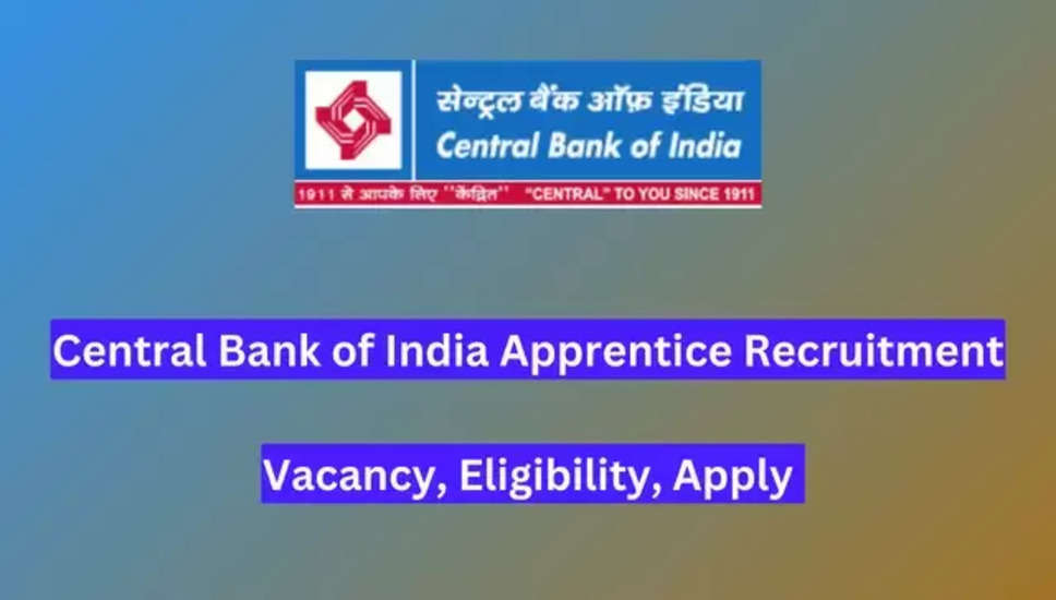केंद्रीय बैंक ऑफ इंडिया अपरेंटिस भर्ती 2024 - अंतिम तारीख बढ़ी: ऑनलाइन आवेदन करें