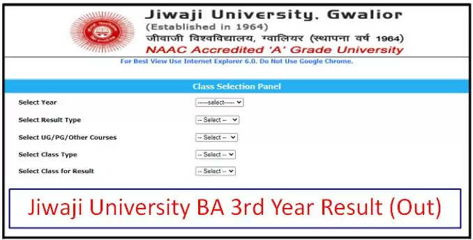 जिवाजी विश्वविद्यालय परिणाम 2024 घोषित: यूजी और पीजी मार्कशीट डाउनलोड करें