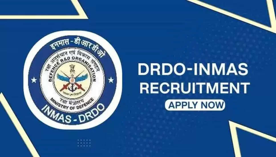 DRDO भर्ती 2024: INMAS दिल्ली में विभिन्न पदों के लिए ऑनलाइन आवेदन करें