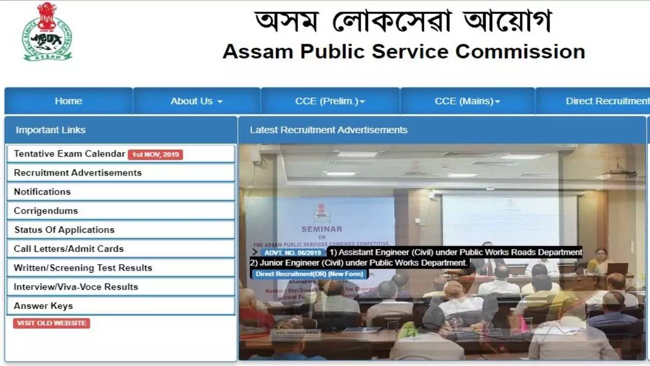 Assam PSC 2024: Junior Engineer (Civil) Interview Schedule Declared!