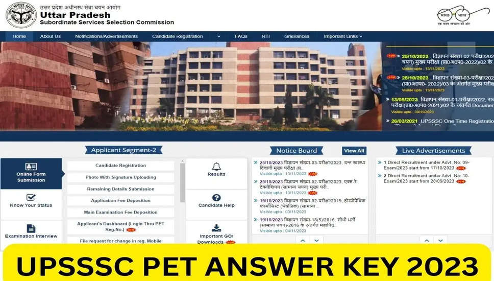 UPSSSC PET Answer Key 2023: उत्तर कुंजी इस दिन जारी हो सकती है, चेक करें तारीख और आपत्ति दर्ज करने की प्रक्रिया