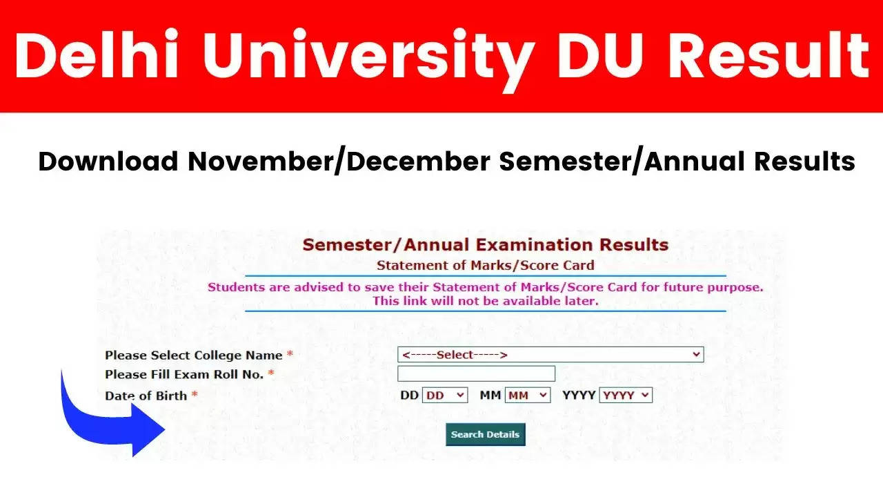 Delhi University Releases 2024 Result: Check Now on exam.du.ac.in, Get UG and PG Marksheet
