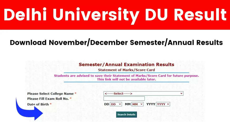 दिल्ली विश्वविद्यालय परिणाम 2024 घोषित: यहाँ देखें 