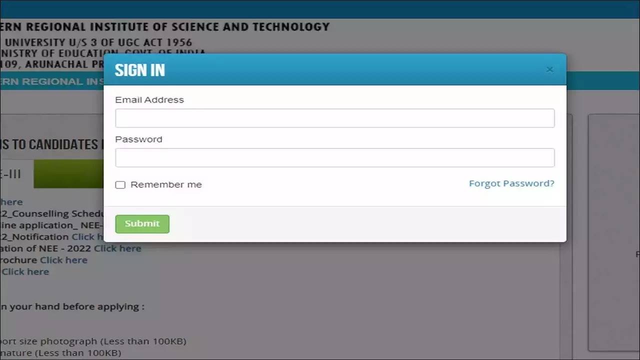 NERIST NEE 2024 Admit Card Released: Follow These Steps to Download